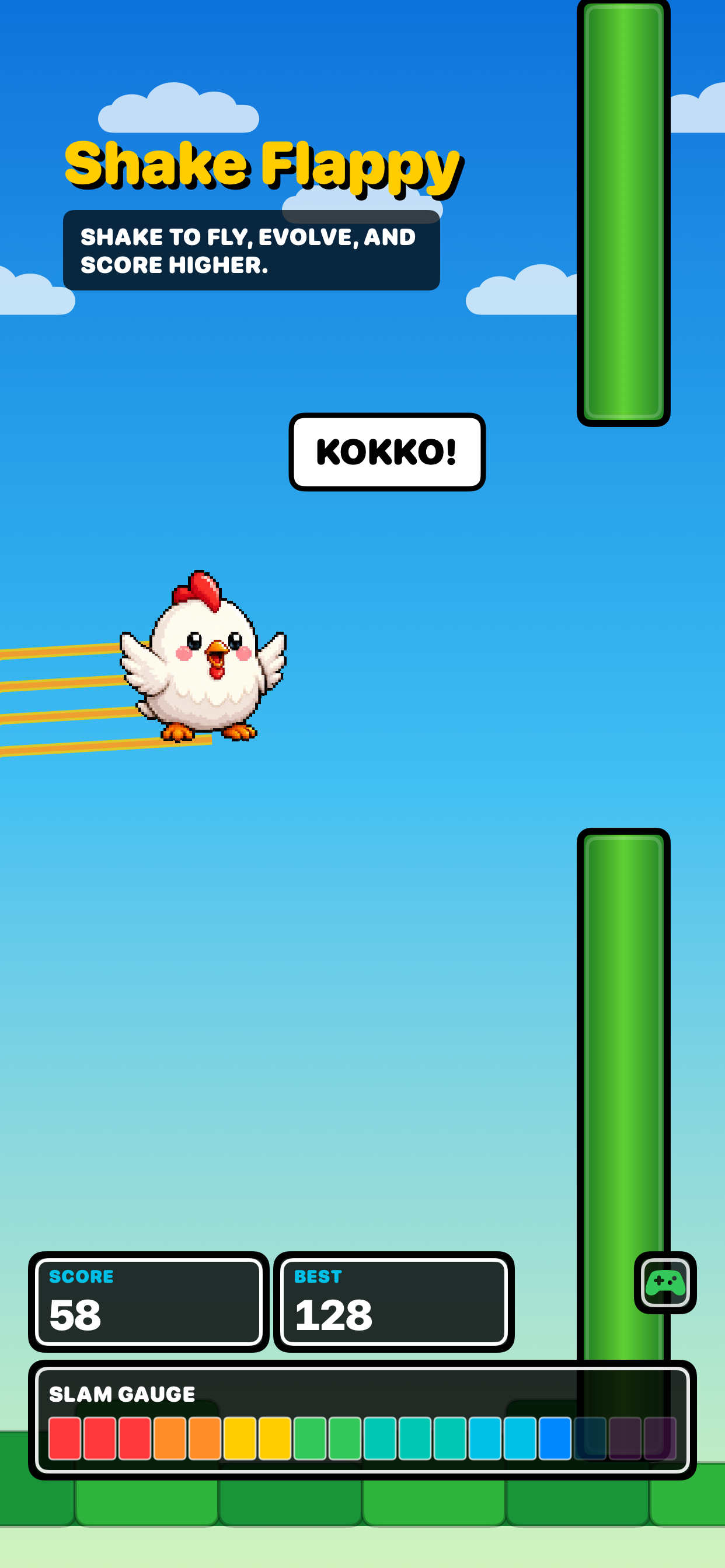 Gameplay - Shake Flappy